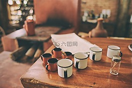 马克杯,杯,表