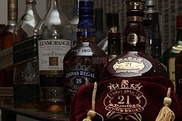 威士忌,酒吧,瓶