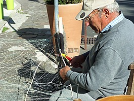 工作,修复,渔网