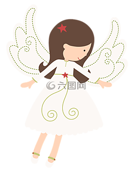 天使,圣诞,装饰