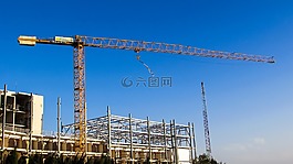 起重机,提升,建设