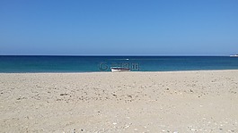 海,8 月,希腊