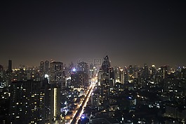 曼谷,夜,夜之光