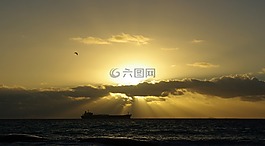 货船,太阳的,出勤