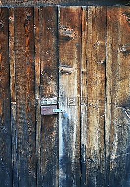 门,谷仓,生锈