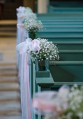 婚礼,装饰,鲜花