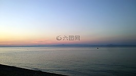 海景房,海,日落