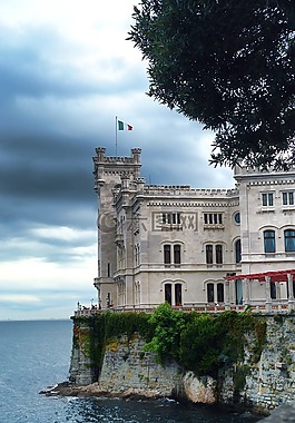 城堡,意大利,旅游