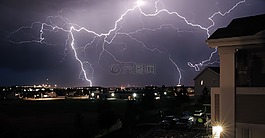 风暴,雷,光线