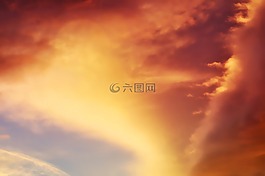 天空,云,阳光