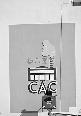 高空气球吊篮,工作,壁画