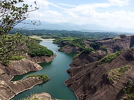 碧水丹霞,风景,背景