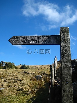 wistman树林,达特穆尔,德文