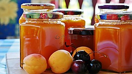 果酱,杏,厨师