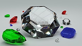 宝石,钻石,翡翠
