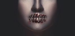 女子,嘴里,嘴唇