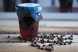 玻璃,果酱,雪松