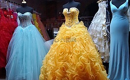 连衣裙,球,服装