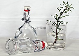 静物,瓶,怀旧之情