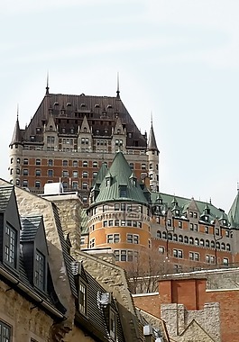 魁北克省,老魁北克,chateau frontenac酒店