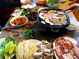 五花肉,猪腩,韩国料理
