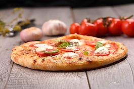 披萨,美食,玛格丽特披萨