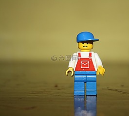 野,lego的人,乐高玩具