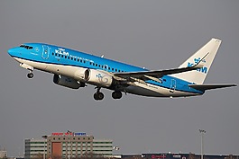 荷,蓝色,planespotting