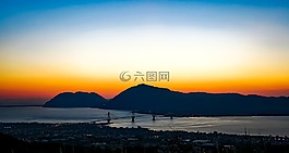 帕特雷,希腊,日落