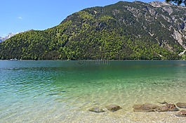 achensee,清澈的水,山