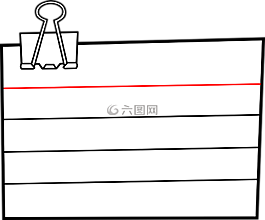 请注意,粘滞便笺,回形针