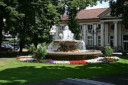 喷泉,巴特诺因阿尔,kurhaus