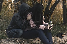 女性酗酒,女人,女孩