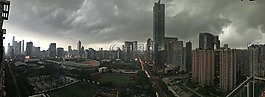 广州,大雨,高楼