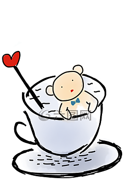 泰迪熊杯,杯,玩具熊