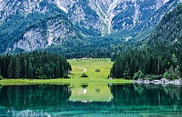湖,山,fusine