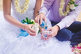 婚礼,仪式,砂