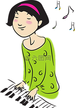 妇女,音乐,文书