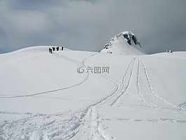 野外,滑雪,mt 贝克