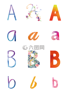 字母表,abc,设计