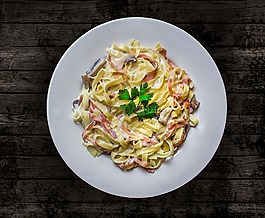 carbonara,面食,板