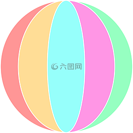 沙滩球,球,海滩