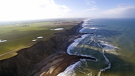 海岸,丹麦,海