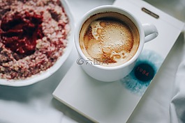 咖啡杯,甜点,咖啡