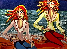 画,丙烯酸漆,帆布