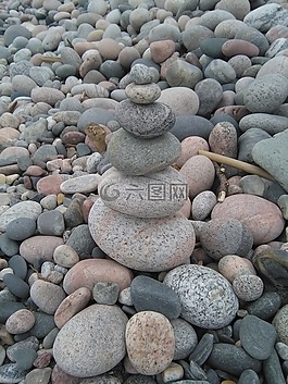 滚子,鹅卵石,beach