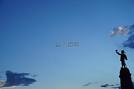 天空,自由,黎明