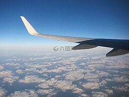 飛機,機翼,高空