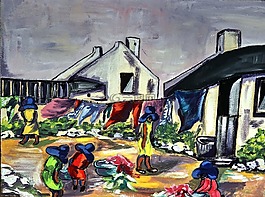 画,丙烯酸漆,帆布