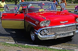 古巴,古董车,雪佛兰